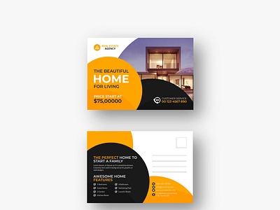 Real Estate Modern Postcard design vol- 18