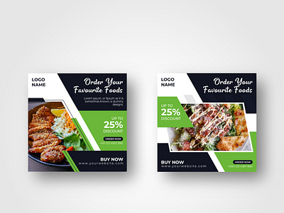 Restaurant Food Social media ads design vol -1 food food banner restaurant post banner social media post