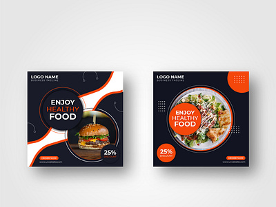 Restaurant Food Social media ads design vol -4 banner