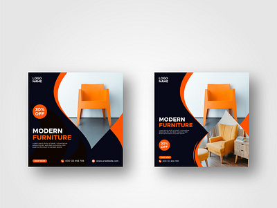 Furniture Sale Social media ads design vol _ 1 pattern