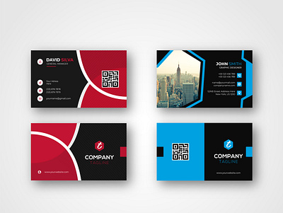 Corporate Modern Business Card Design Template design