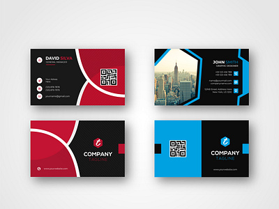 Corporate Modern Business Card Design Template