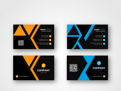 Corporate Modern Business Card Design Template vol- 3 visiting