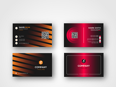 Corporate Modern Business Card Design Template vol- 5 visiting