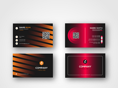 Corporate Modern Business Card Design Template vol- 5