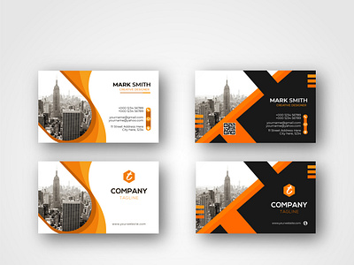 Corporate Modern Business Card Design Template vol- 6