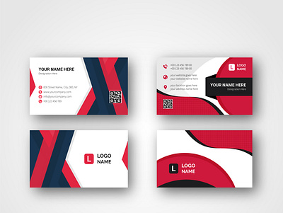 Corporate Modern Business Card Design Template vol- 7 visiting