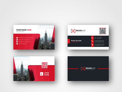 Corporate Modern Business Card Design Template vol- 9 visiting