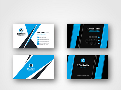 Corporate Modern Business Card Design Template vol- 10