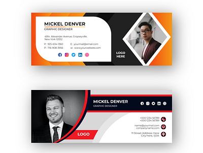 Email Signature Template Design vol- 7 email signature