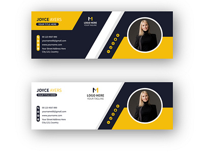 Email Signature Template Design vol- 12 awesome design corporate email signature mail template