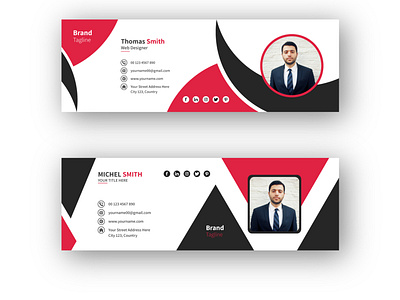 Email Signature Template Design vol- 13