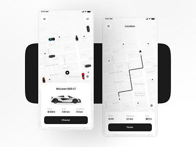 Carsharing mobile app car carsharing dailyui design concept figma mobile mobile app ui ui design uiux design ux web web design