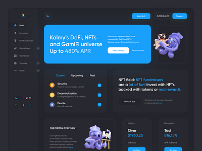 Kalmar crypto product blockchain crypto dailyui dashdoard finance interface design product ui ui design ui ux design ux web web design