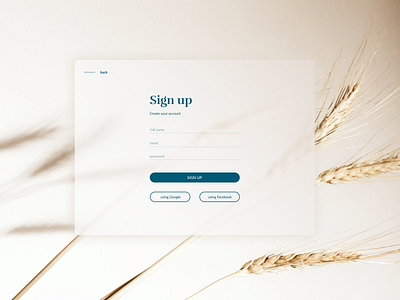 Sign up page for Cosmetic shop account cosmetic create account create an account design figma log in login login design login page register registration sign in sign up sign up page sign up screen signup ui ux webdesign
