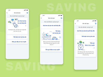 Saving features acb banking app saving ui