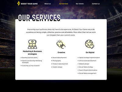 Boost your games agency website australia landingpage logodesign ui uiuxdesign ux webdesign