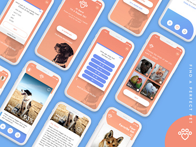App Concept - Find A Perfect Pet