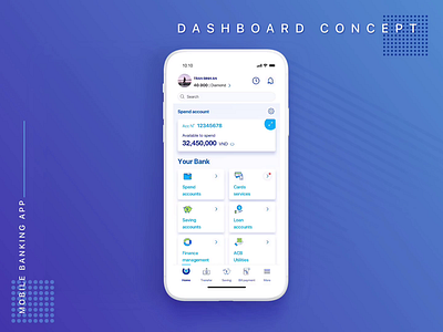Banking - Dashboard Concept app design banking app concept dashboad finances fintech ui uiux ux