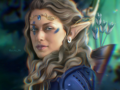 elven archer portrait