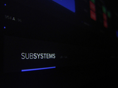 SUBSYSTEMS — 003 // Details experiment fictional film futuristic graphicdesign motiondesign photography tech ui visual