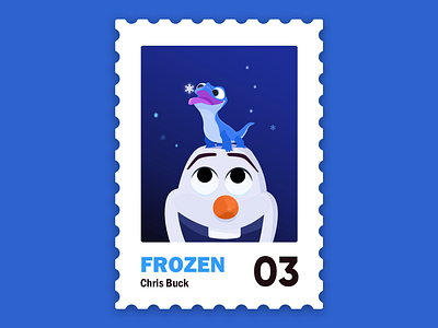 Frozen2 stamp frozen