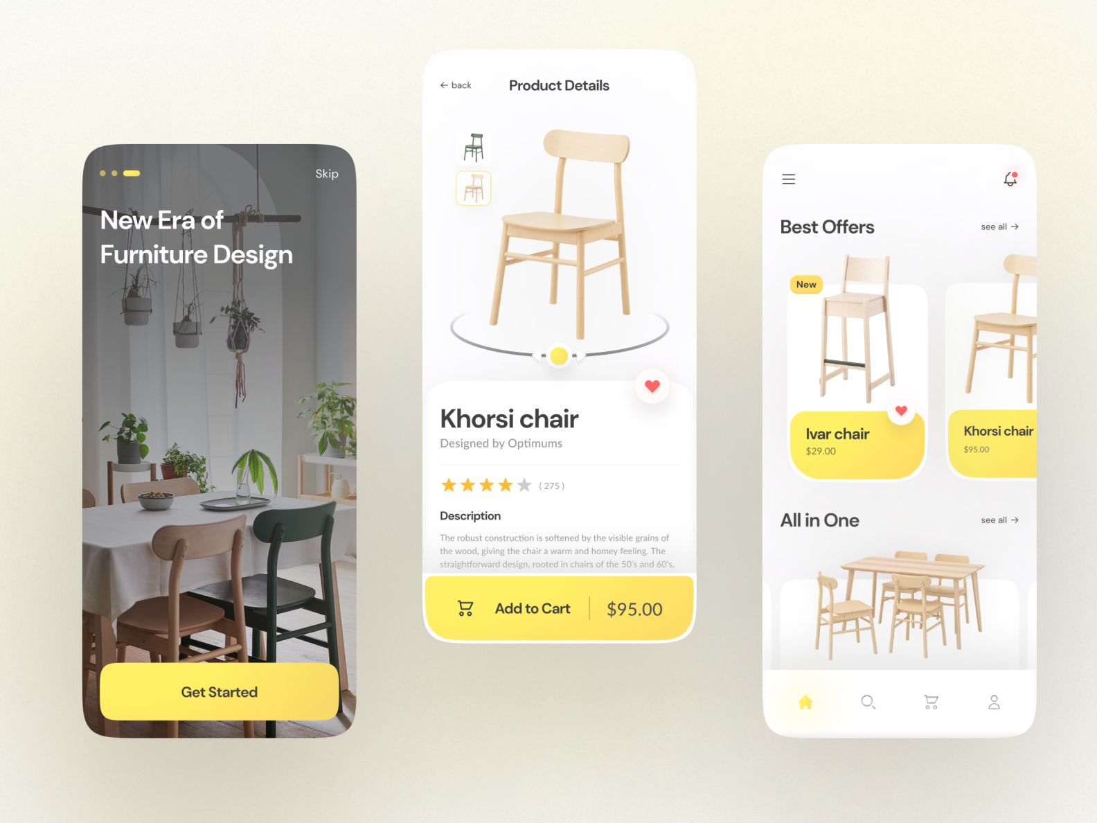 Furniture Marketplace App by Ignasius Nindra on Dribbble