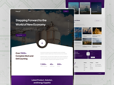 Power Plant Website Design