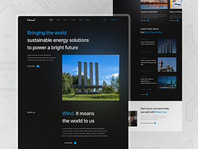 Power Plant Website Design