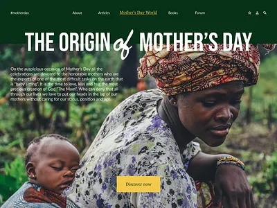 Mother's day aesthetic beatuful design children dailyui design dribble shot dribbleweeklywarmup firstscreen green holiday card inspiration motherhood mothersday photography typogaphy ui ux web design website