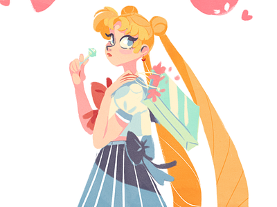 Moon Power illustration sailormoon tv