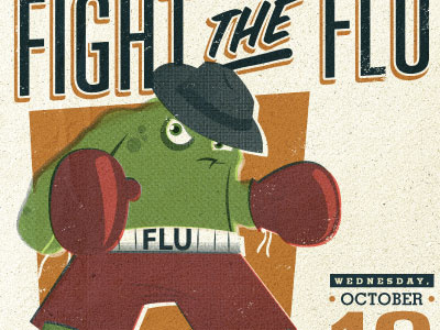 Fight the flu disease flu shots sick vaccination