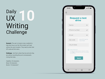 #DailyUXWriting #10 10 dailyuxwriting dailyuxwritingchallenge uxwriting