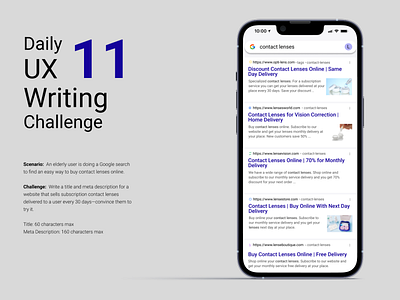 #DailyUXWriting #11 11 dailyuxwriting dailyuxwritingchallenge uxwriting