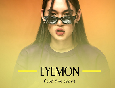 EYEMON branding cover design design psd ui