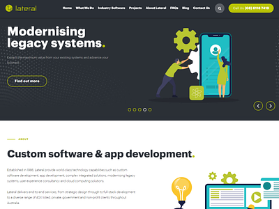 Custom Software Development & App Developers website