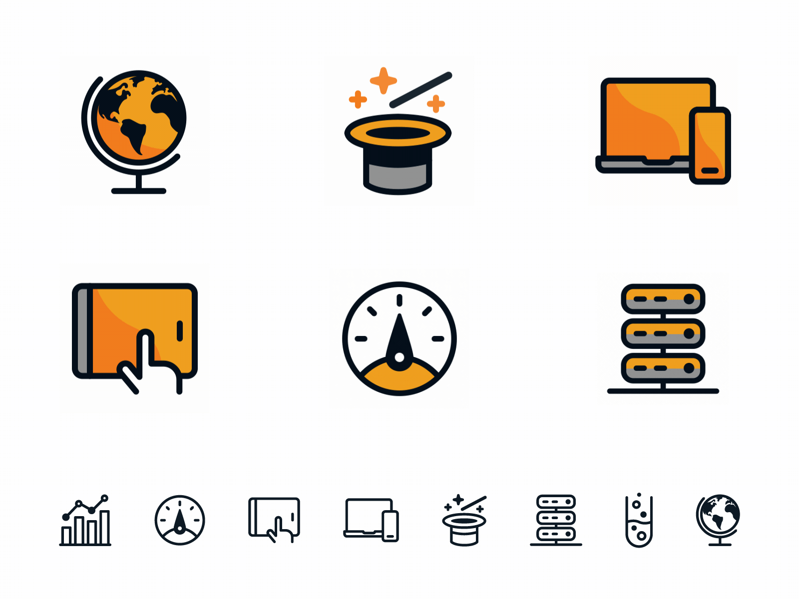 The Big Pixel Icons animated branding design icon illustration landing page vector