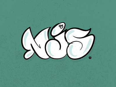 NJS Throwie design illustration