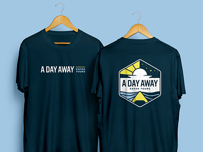 A Day Away branding design illustration logo shirt design vector