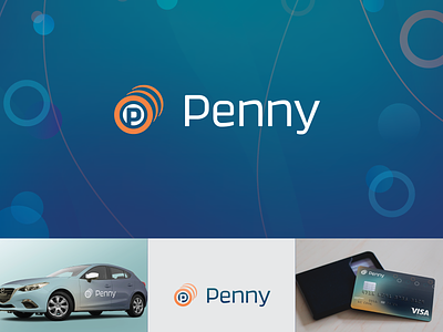 Penny Fuel branding design logo