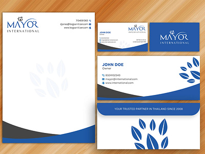 modern logo design letterhead business card and stationery  1