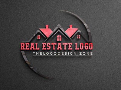 do brand real estate home construction company logo design