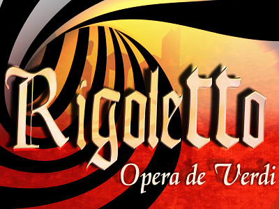 Graphic Design - Rigoletto Opera