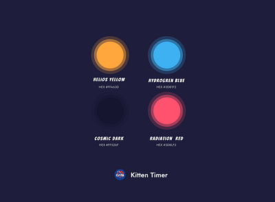 kitten timer color palette color color palette ui