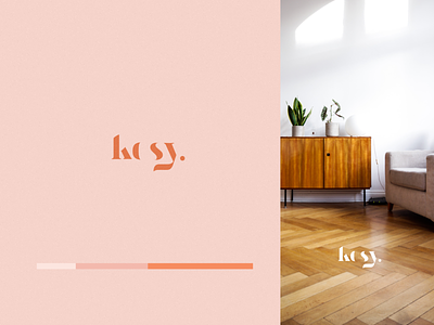 Kosy Brand Concept branding color color palette design landing page logo