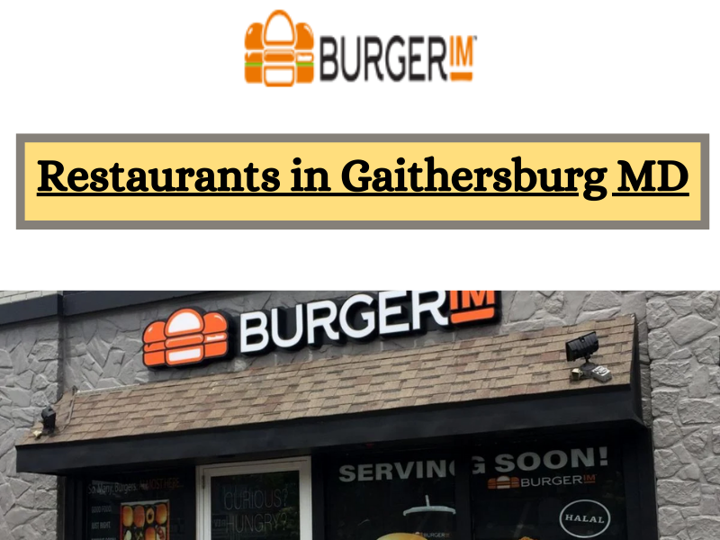Restaurants in Gaithersburg MD by BurgerIM on Dribbble