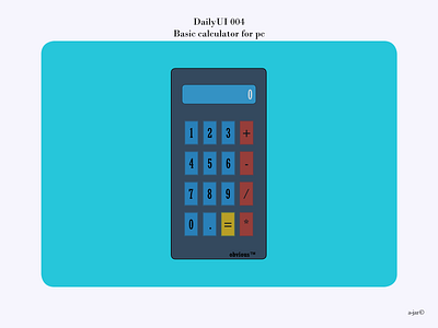 Basic calculator DUI004