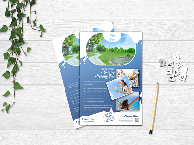 Travel Flyer advertising agency banner brochure business business flyer clean commerce company corporate corporate flyer cover creative creative flyer flyer flyer design flyer template indesign magazine marketing