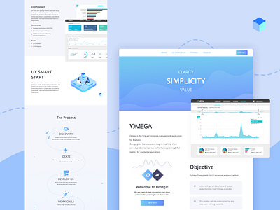 UX Smart Start for Omega discovery prototype ui uidesign ux uxdesign uxui