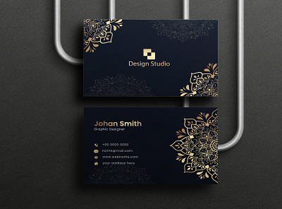 Mandala Premium Business Card branding business card business card design clean card design glossy card luxury card mandala business card minimal business card modern business card simple business card stylish business card